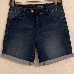 Thorn Women's Dark Wash Denim Shorts Size 8